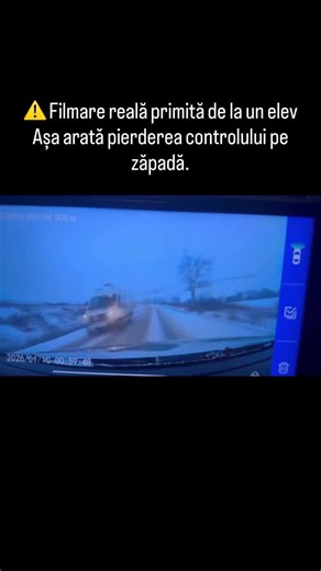🧊 Ce faci când pierzi controlul mașinii pe zăpadă? Pe zăpadă sau polei, chiar și într-o curbă ușoară, mașina poate pierde aderența foarte ușor. Cel mai frecvent instinct este să calci frâna — dar asta, de cele mai multe ori, înrăutățește situația. 👉 Dacă simți că mașina începe să derapeze: 1️⃣ NU frâna brusc. Frâna blochează roțile și pierzi complet direcția. 2️⃣ Accelerează foarte ușor. Un strop de accelerație ajută roțile să se „încarce” și să recapete aderență. 3️⃣ Brachează invers derapaju