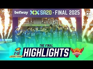 MI Cape Town v Sunrisers Eastern Cape | Match 34th The Final Highlights | Betway SA20