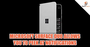 Video of Microsoft Surface Duo's 'peek' feature leaked | TechNave