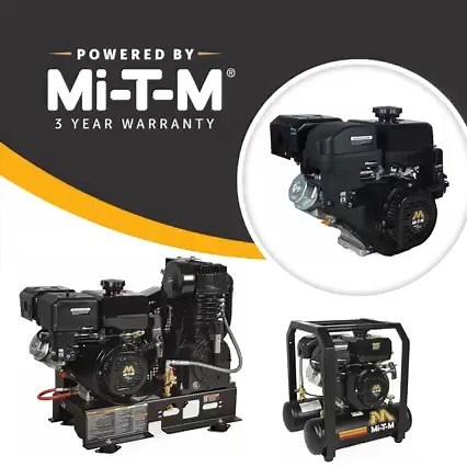 The Mi-T-M engine is low maintenance and is designed for maximum performance when you need it most. Backed by a 3-year warranty, the Mi-T-M engine is built with only the highest quality components. #engines #aircompressors #airtools #contractors | Mi-T-M Corporation