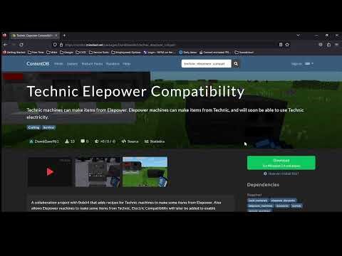 Technic Elepower Compatibility Mod Updates