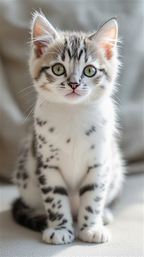 Meet Snowy — The Snow-Leopard Kitten ❄️🐾 (Cutest Meow Ever!)