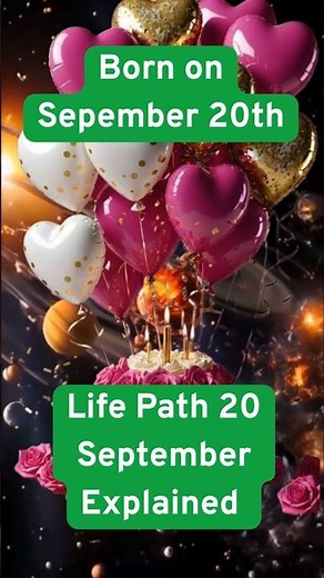 Life Path 20 September Explained 🌌 #September20Birthday #LifePath20 #astroshorts #short #trend