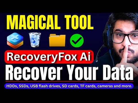 How to Recover Deleted Data Using RecoveryFox AI 2026 | Best Data Recovery Software for Business!