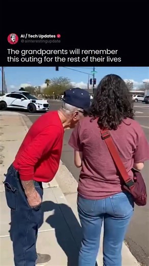 AI / Tech Updates on Instagram: "Two older adults took part in a real-world demonstration of an autonomous vehicle powered by artificial intelligence, experiencing firsthand how these technologies are redefining modern transportation. The integration of advanced sensors, perception models, and real-time decision-making systems enables the vehicle to detect pedestrians, adjust speed, brake, accelerate, and navigate accurately without human intervention. This type of testing not only validates the