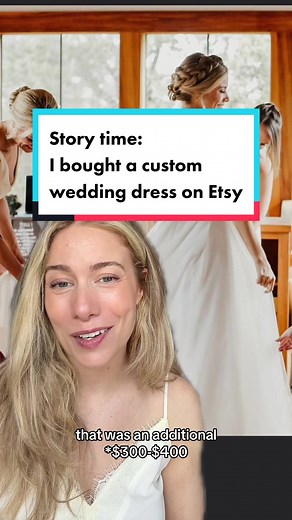 This is my experience buying a custom nonrefundable wedding dress on Etsy. I still don’t know anyone else who has done this other than me, would you do this? #etsywedding #affordableweddingdressa#affordableweddinge#etsysmallbusinessc#customweddingdresss#storytimevideos#greenscreen