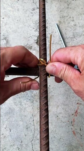 Temporary fastening with wire #shorts