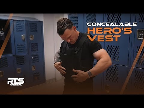 RTS Tactical Concealable Hero's Vest - Be Fearless.
