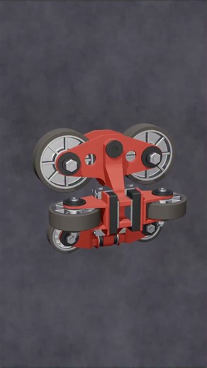 Florian | 3D Printed Roller Coasters on Instagram: "Bogie animation [Werbung unbezahlt] This reel shows the finished bogie in motion. I design all of my roller coasters in Blender. #3DPrinting #3DPrint #3DModeling #Blender3D #Animation #3DDesign #Engineering #Maker #AdditiveManufacturing #RollerCoaster #ModelMaking #WorkInProgress #3DArt #DesignProcess #Blender #render"