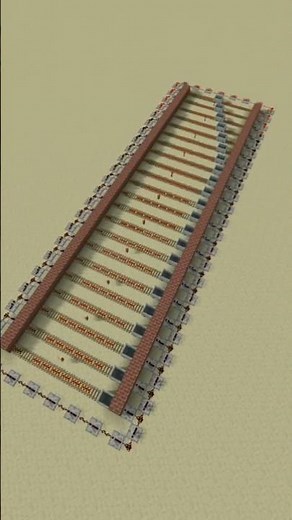 Minecraft Minecart Wave Machine. Build Bauwerk Redstone #Shorts