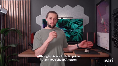 Amazon.com: Vari ComfortEdge 72x30 Inch Electric Standing Desk – Height Adjustable Large Office Sit Stand VariDesk with Sloped Edge, Memory Presets, 180 LB Capacity + Tool-Free Assembly (Reclaimed Wood) : Home & Kitchen