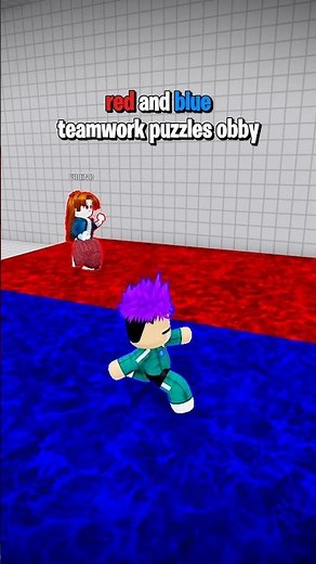 Thanos in Teamwork Puzzles Obby Sad end 😭#roblox #shorts