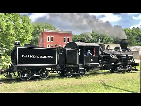 Rare Heisler Steam Train In West Virginia!! Coal Burning Steam Locomotive Train With Caboose!