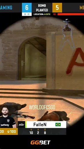 fallen 🇧🇷 will retire at the end of this year, but we will never forget him ❤️ #fallen #brazil #ксго #csgobestmoments #fyp