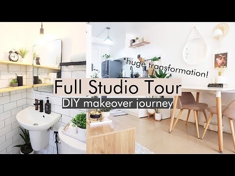 Full Studio Condo Tour | Huge Before and After Transformation of Our Home ✨ DIY Makeover Journey