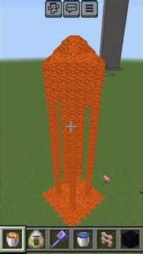 how to build a tower with only lava and water in ‪@minecraft‬