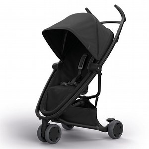 Quinny - Buggy & Sportwagen Zapp Flex Einhand-Faltung, Liegeposition, nur 6,3 kg - BLK/BLK#1 - Babyartikel.de