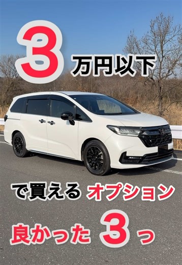 オデッセイ3万円以下で買える良かったオプション3つ！#honda #odyssey #rc5