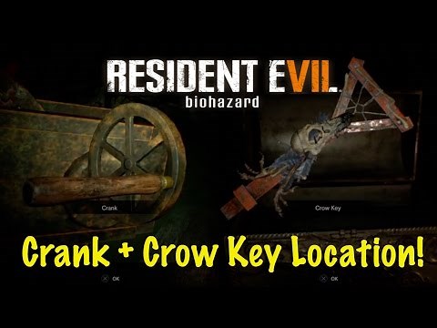 Crank Location + Crow Key Location - Resident Evil 7 (RE7)