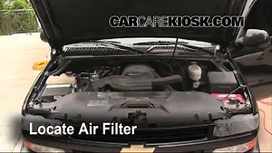 How to Change Engine Air Filter: 2004 Chevrolet Tahoe Z71 5.3L V8 FlexFuel