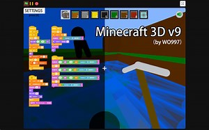 Scratch脑洞集：Minecraft 3D v9（带水体）