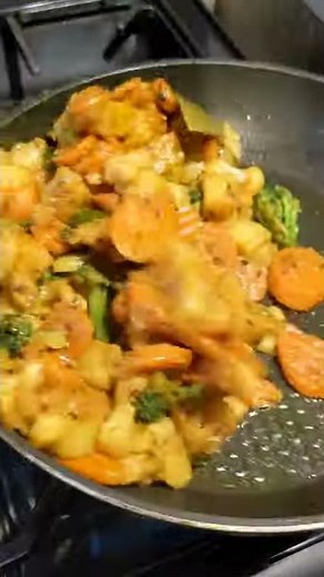 Vegetable Bhaji with cumin and Dill | Cauliflower, potatoes, broccoli and carrots
