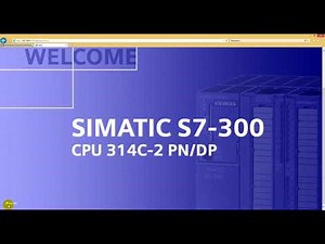 Web Server CPU 314C 2PN/DP no TIA Portal Siemens