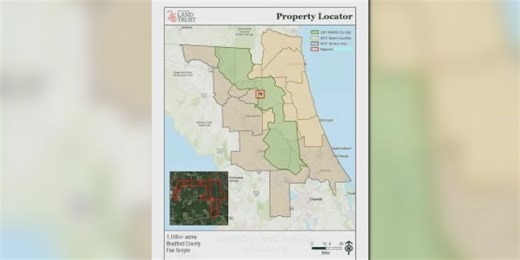 1100 acres of land added to the “North Florida Land Trust”