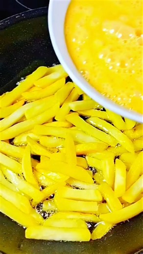 Fries and egg fritata !