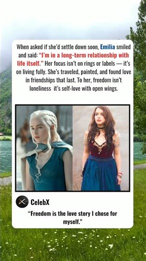 “EMILIA CLARK MARRIED TO HER FREEDOM | CELEBX 🔵” #gameofthrones #shorts
