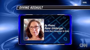 Scuba assault caught on camera