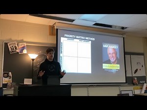 How to Create a Prioritized List — Live Demonstration Speech