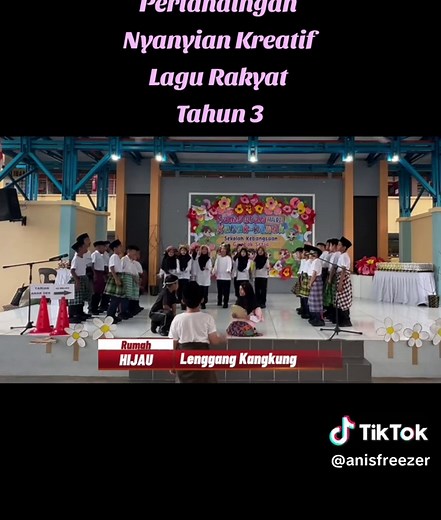 Pertandingan Nyanyian Kreatif Lagu Rakyat Tahun 3 - Hari Kanak-Kanak SKGS