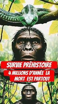 4.8 million years ago | The SURVIVAL of the Australopithecines #hominids #documentary #australopi...