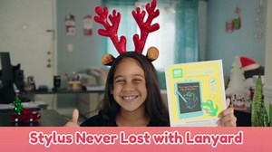 KOKODI LCD Writing Tablet, 8.5 Inch Toddler Doodle Board Drawing Tablet, Erasable Reusable Electronic Drawing Pads, Educational and Learning Toy for 3-8 Years Old Boy and Girls (Pink)