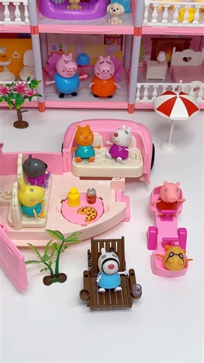 Peppa Picnic Toy Set #peppapig #asmr #unboxing #satisfying #toyhouse