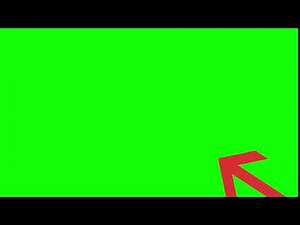 Blinking red circle with arrow – HD 1080p free green screen chroma key effect