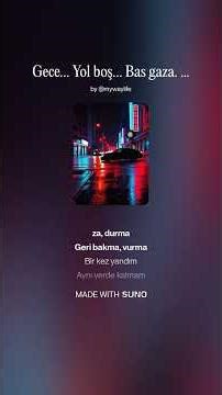 Gece… Yol boş… Bas gaza !! TajSaj V 33 08 01 2026 #music #song #blok3