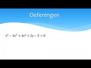 Complexe getallen vergelijkingen oplossen