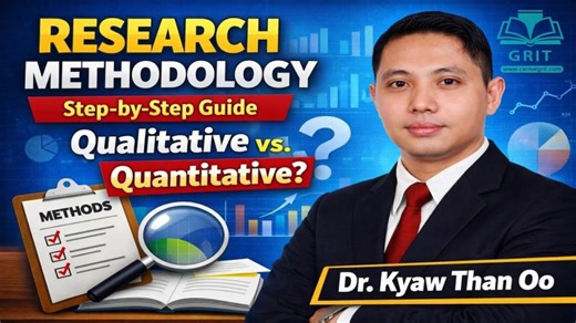 How to Write the Methodology Section of a Research Paper | Qualitative vs Quantitative Methods | Global Research Institute and Training Center (GRIT)
