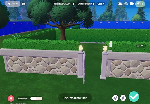Stone Wall Tutorial for Heartopia Building