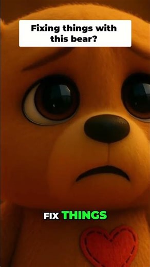 Teddy Bear Shows Secret AI Lip Sync for Videos! #shorts