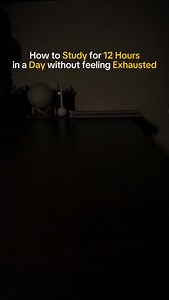 Here is a clean, simple 12-hour study routine for the students who don’t study even a single hour now also!!✨ 12-Hour Study Routine (Only Time & Activity) 5:30 – 6:00 → Wake up, freshen up 6:00 – 7:30 → Study Session 1 (tough subject) 7:30 – 7:45 → Break 7:45 – 9:15 → Study Session 2 (tough subject) 9:15 – 9:45 → Breakfast walk 9:45 – 11:15 → Study Session 3 (moderate subject) 11:15 – 11:30 → Break 11:30 – 1:00 → Revision / MCQs / PYQs 1:00 – 2:00 → Lunch rest (20 min nap) 2:00 – 3:30 → Study Se