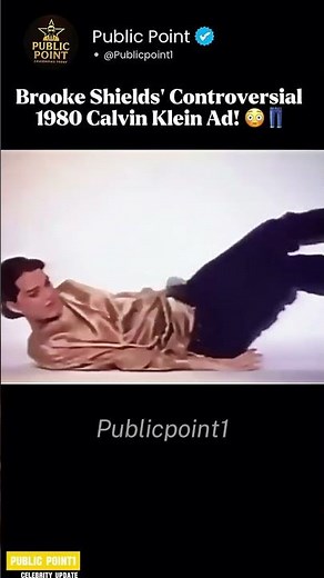 Brooke Shields' Controversial 1980 Calvin Klein Ad! 😳👖 #BrookeShields #CalvinKlein