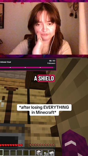 Follow for more perfect Minecraft gameplay 😍 #minecraftstreamer #mcyt #funnystreamclips #streamercore #fyp