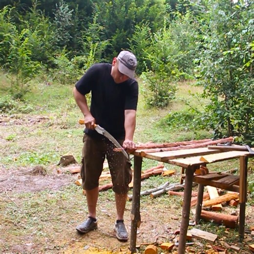 52K views · 1K reactions | Man Builds a Hobbit-Style Dugout House in the Forest Start to Finish | Syndle | Facebook