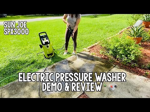Sun Joe SPX3000 - Electric Pressure Washer review and demo