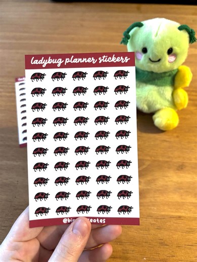 Ladybug Planner Stickers - for Your Journal :) - Etsy