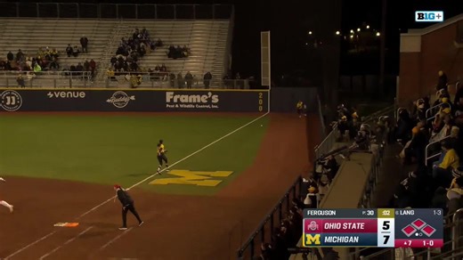 T7 | OUR HERO HAILEY LANG ‼️Hailey empties the bases; Buckeyes BACK ON 🔝OSU 8, Michigan 7 | #GoBucks