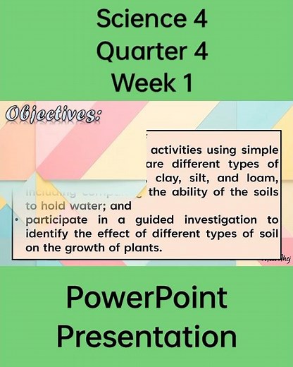 Science 4 Matatag Curriculum PowerPoint Presentation Quarter 4 Week 1 #grade4matatag #grade4 #ppt